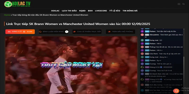 Kinh nghiệm xem bóng đá trực tiếp chất lượng HD trên Xoilac TV 4 Xem trực tiếp Manchester United chất lượng cao tại Xoilac